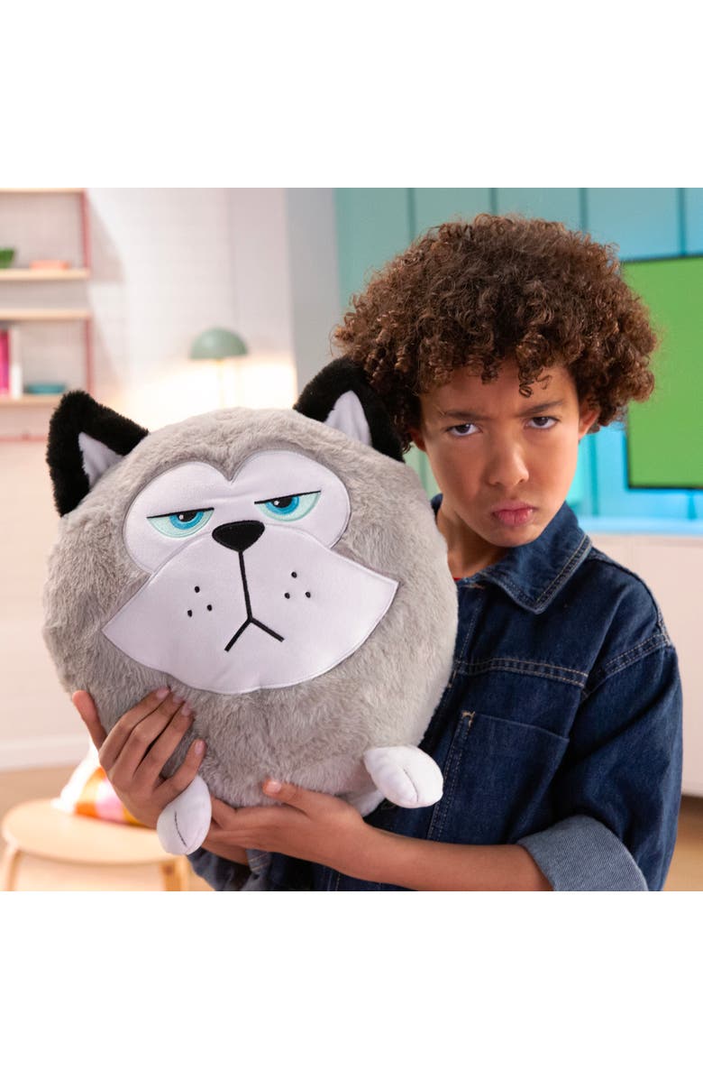 Hangry Petz Cooper Husky 12 Inch Animal Plush, Alternate, color, Multicolored