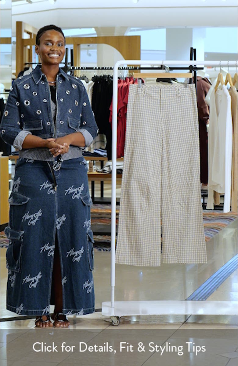 Time Flies Windowpane Plaid Pants, sales video thumbnail