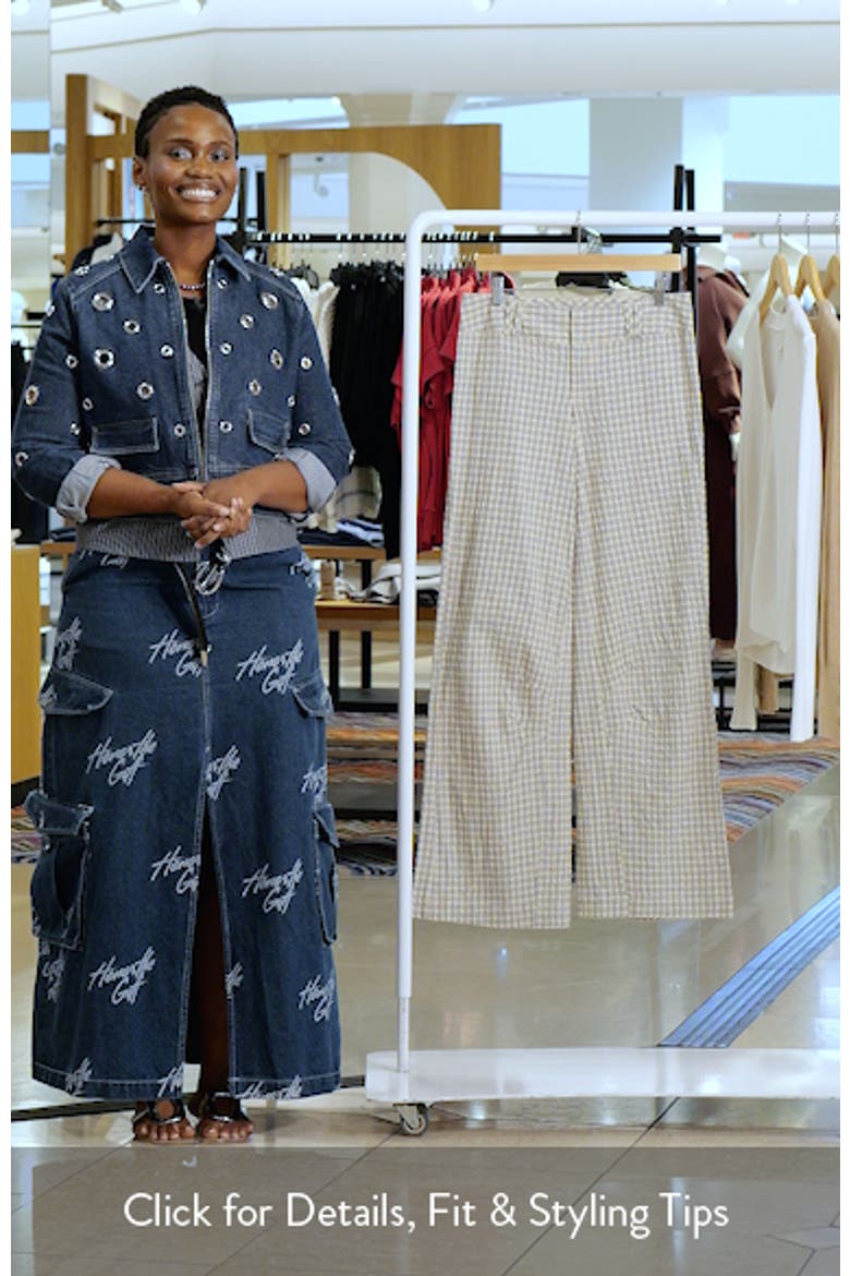 Time Flies Windowpane Plaid Pants video