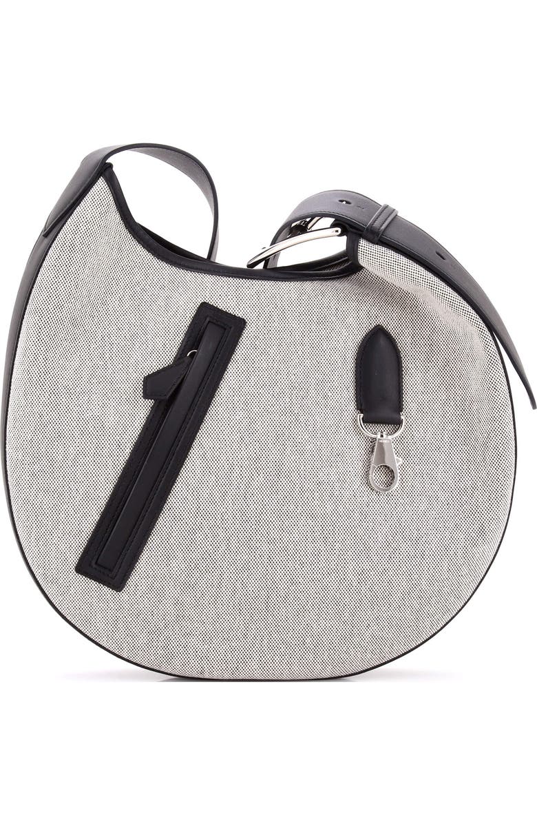 Pre-Owned Hermes Arcon Bag Toile and Leather, Main, color, Noir