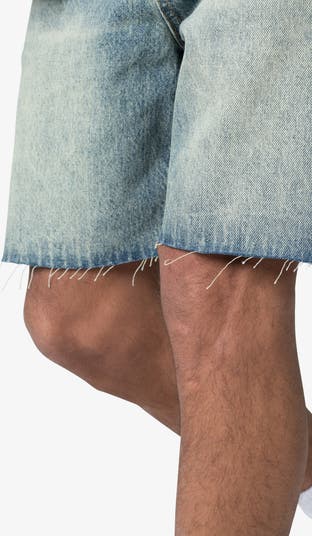 mnml Frayed Nonstretch Denim Carpenter Shorts | Nordstrom