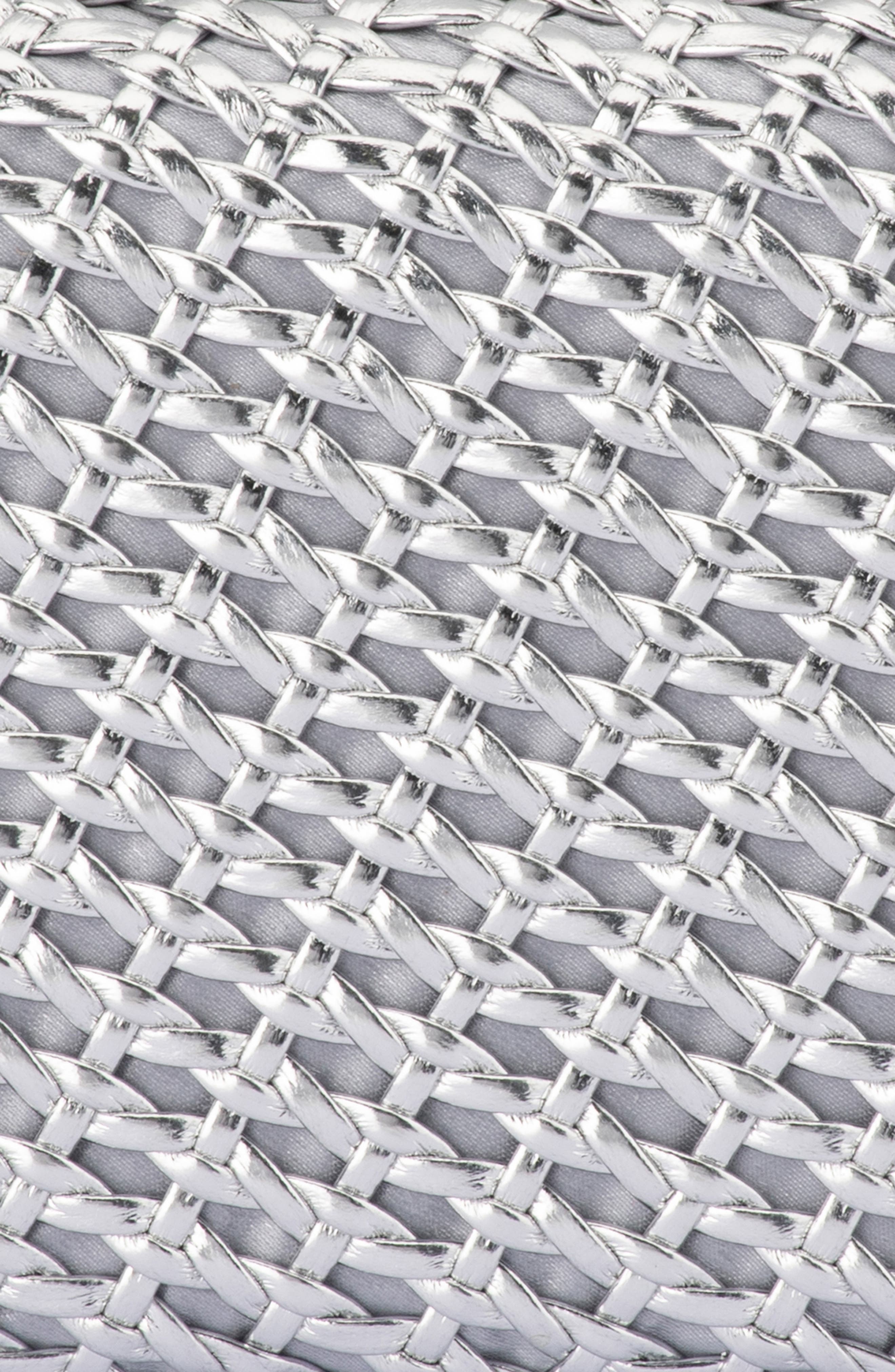 Olga Berg Mali Textured Frame Clutch, Alternate, color, 