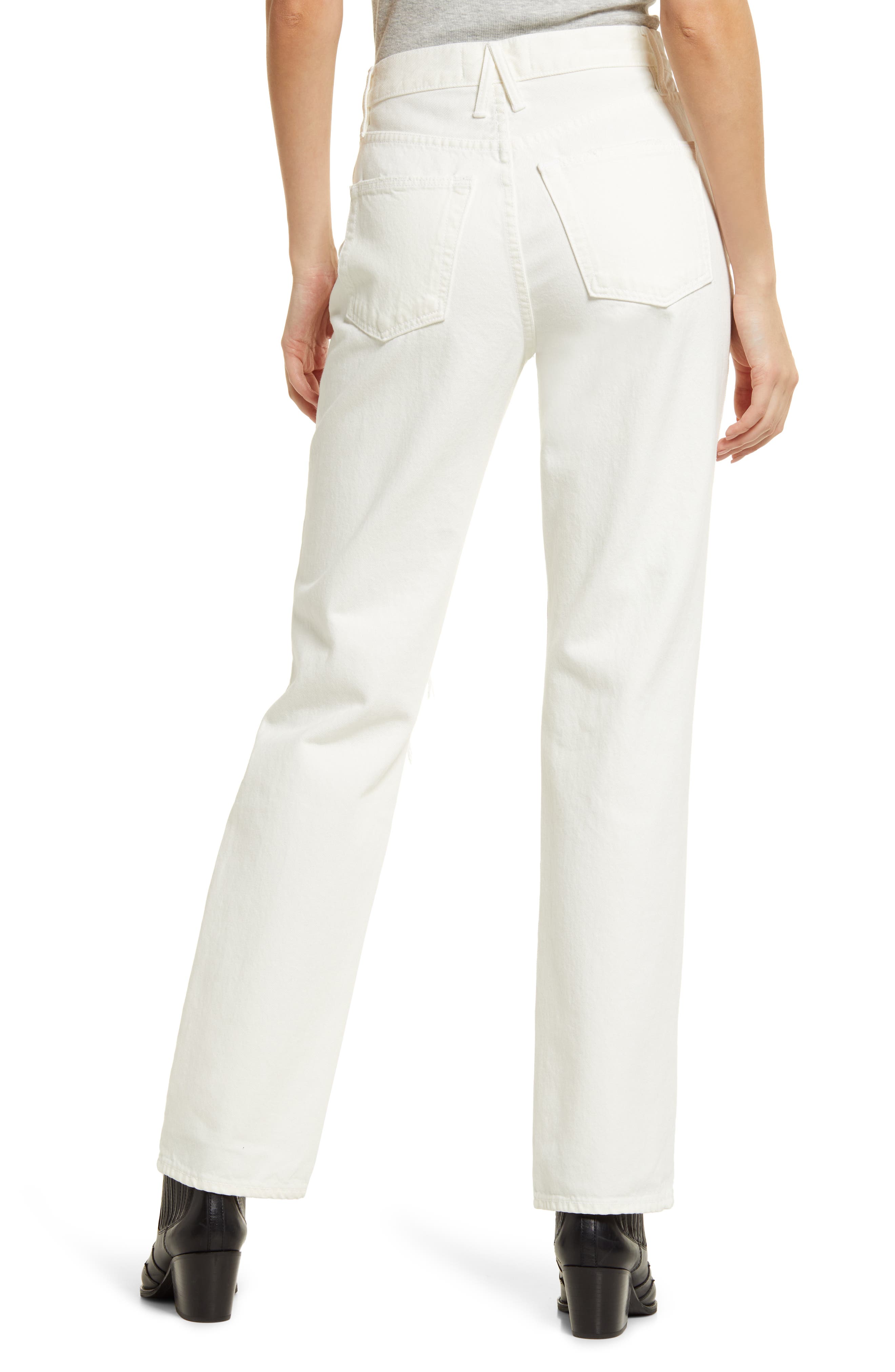SLVRLAKE London High Rise Straight Jeans (Women) | Nordstromrack