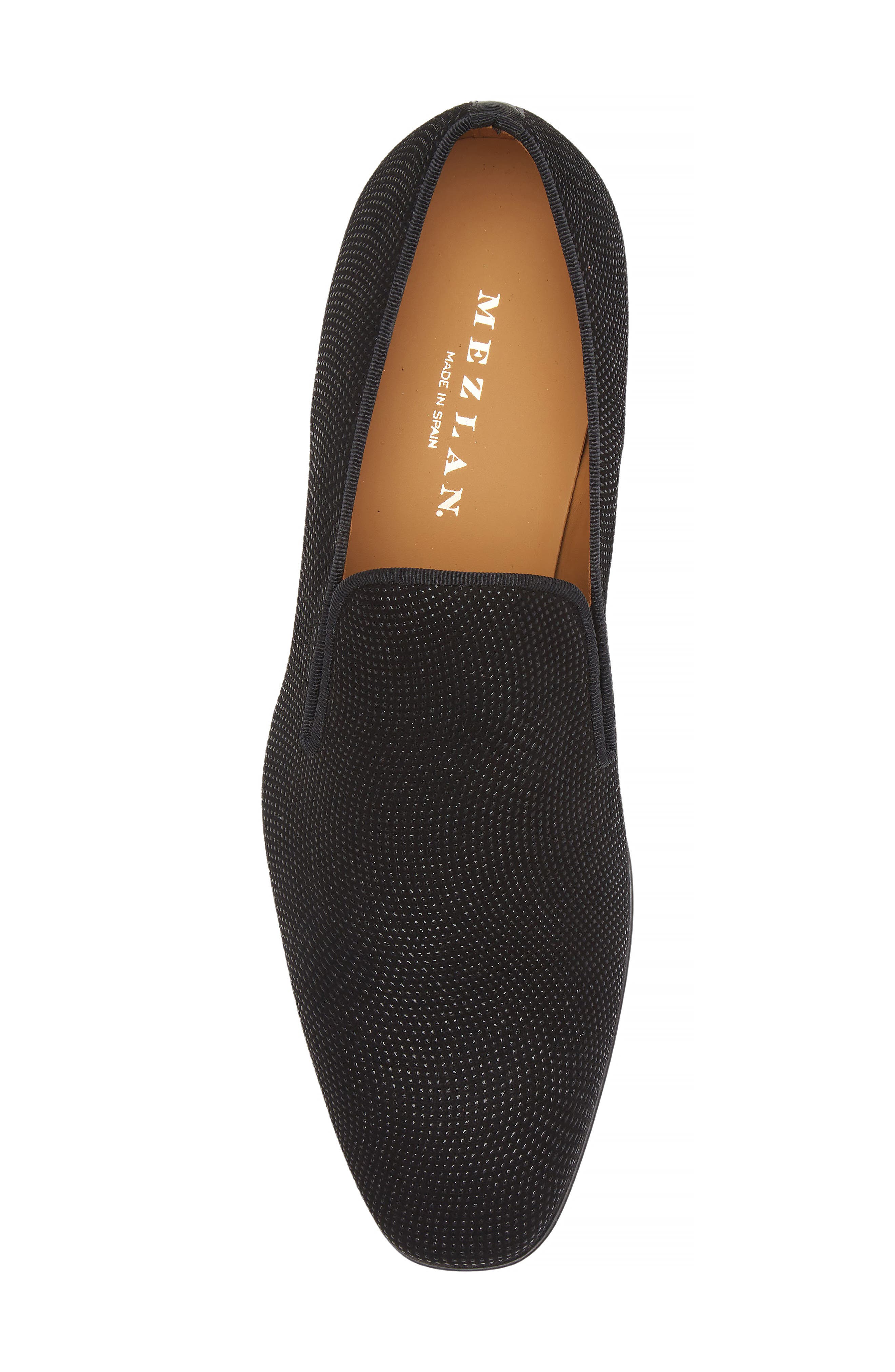 Mezlan Notte Glass Bead Slip-On, Alternate, color, Black