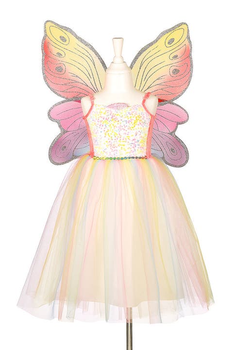 Valerie Fairy Costume,  Dress and Wings Set (Toddler & Little Kid)