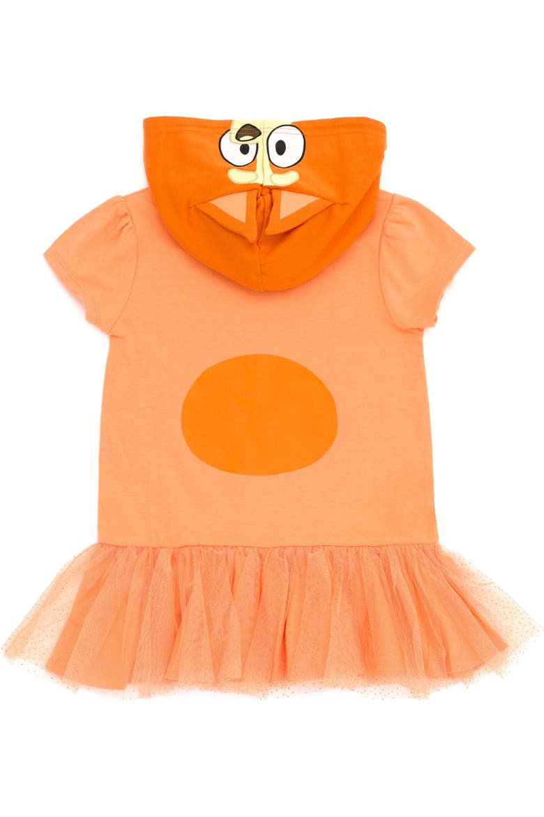 2-Piece Tutu Hooded Tee and Leggings Set, Alternate, color, Bingo Orange