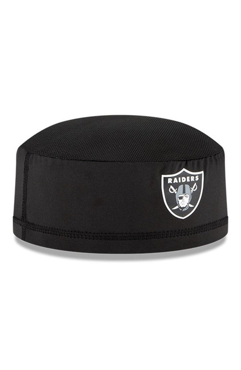 New Era Men's New Era Black Las Vegas Raiders NFL Training Skully Cap, Alternate, color, 
