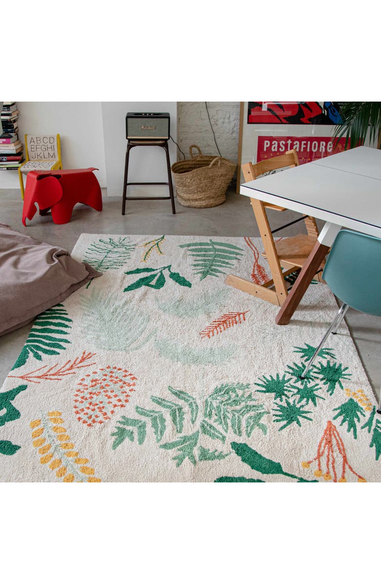 Lorena Canals Washable Rug Botanic, Alternate, color, Natural