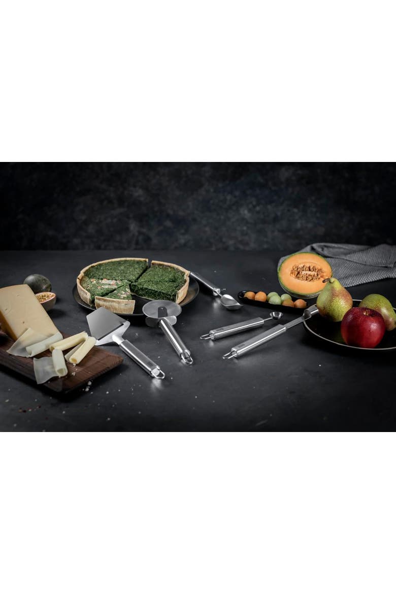 Essential Cheese Slicer, Stainless Steel Blade for Hard & Semi-Hard Cheeses, Alternate, color, Silver