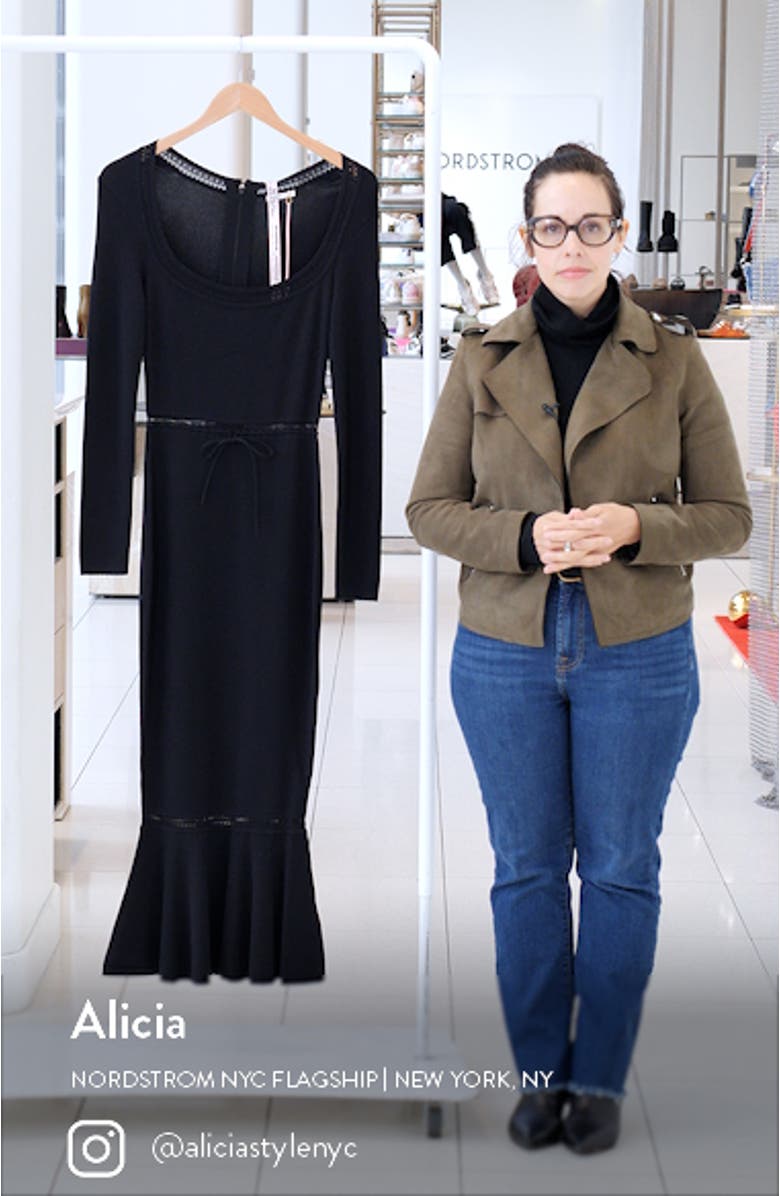 Sasha Long Sleeve Midi Dress, sales video thumbnail