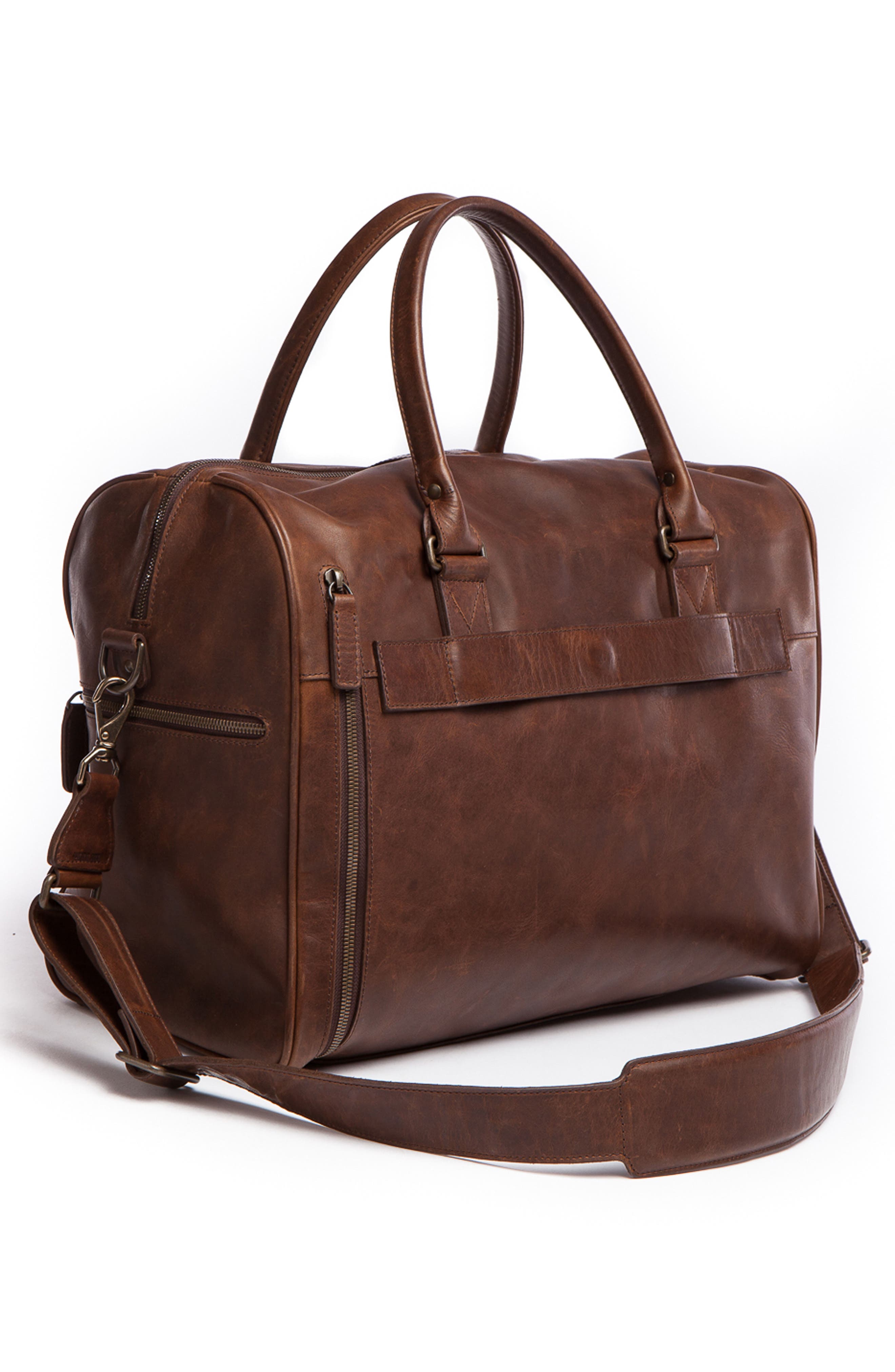 Moore & Giles Booker Leather Duffle Bag, Alternate, color, 
