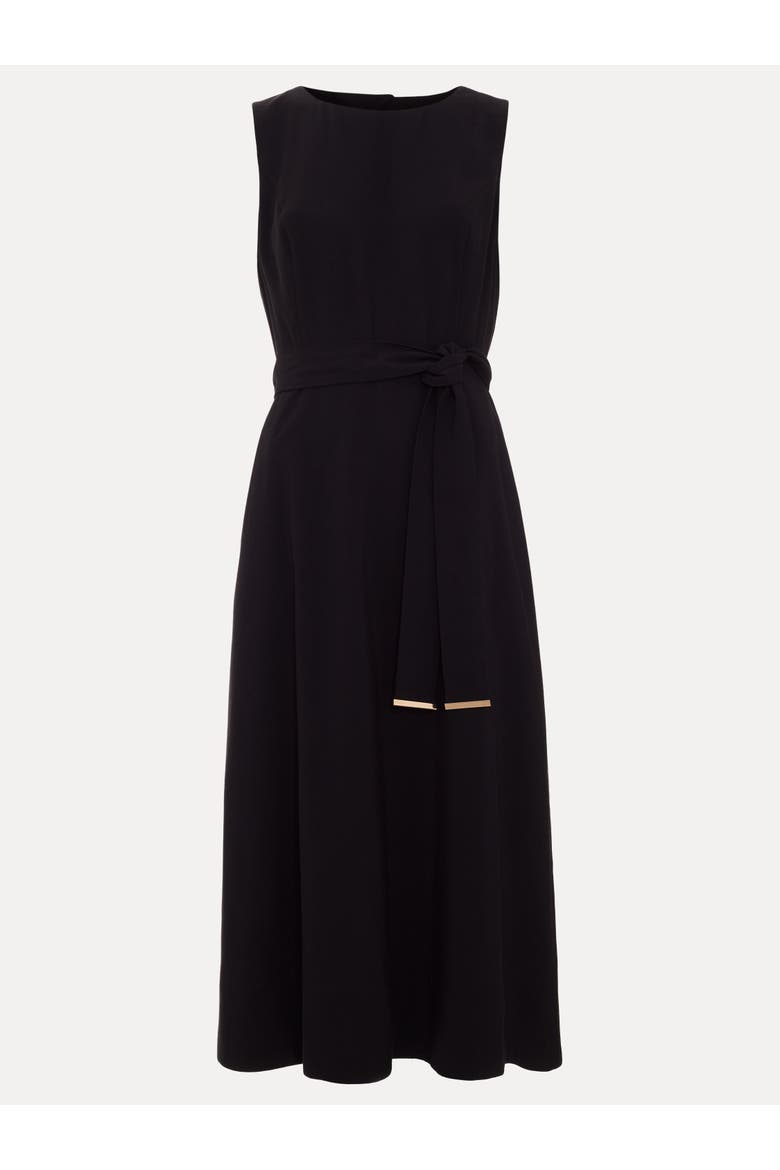 Marta Midi Dress, Alternate, color, Black