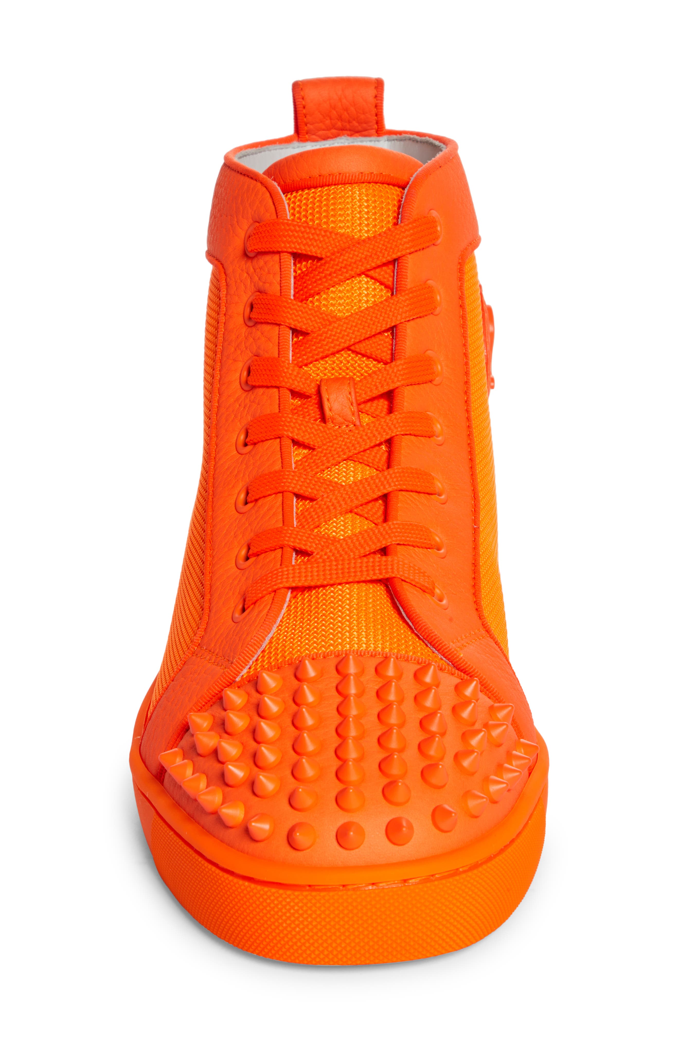 Christian Louboutin Lou Spikes Orlato High Top Sneaker, Alternate, color, 