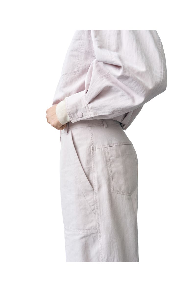 MANGO Amalia Straight Leg Pants, Alternate, color, Lilac