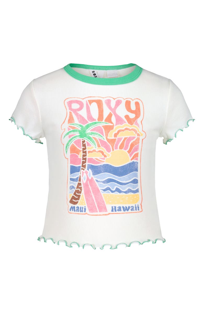 Roxy Kids' Ocean Poster Baby Graphic T-Shirt, Main, color, Meadow