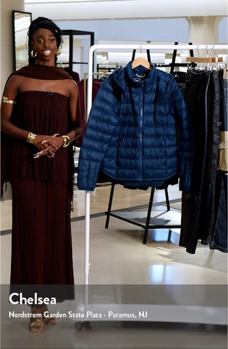 Emeline Water Repellent 550 Fill Power Down Jacket, sales video thumbnail