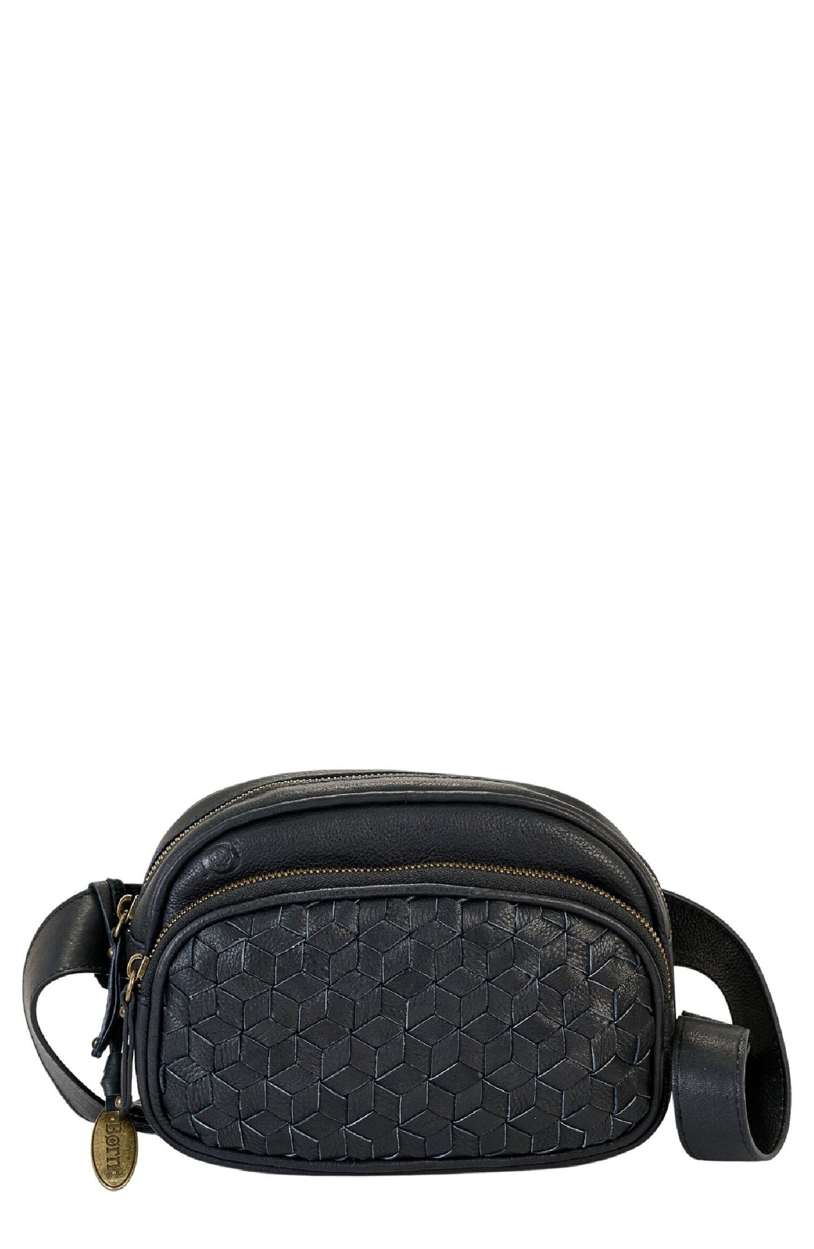 Børn Millport Woven Leather Belt Bag