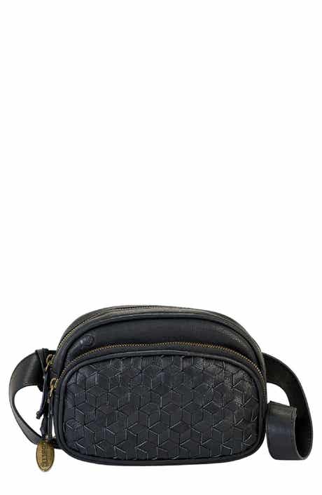 Børn Millport Woven Leather Belt Bag