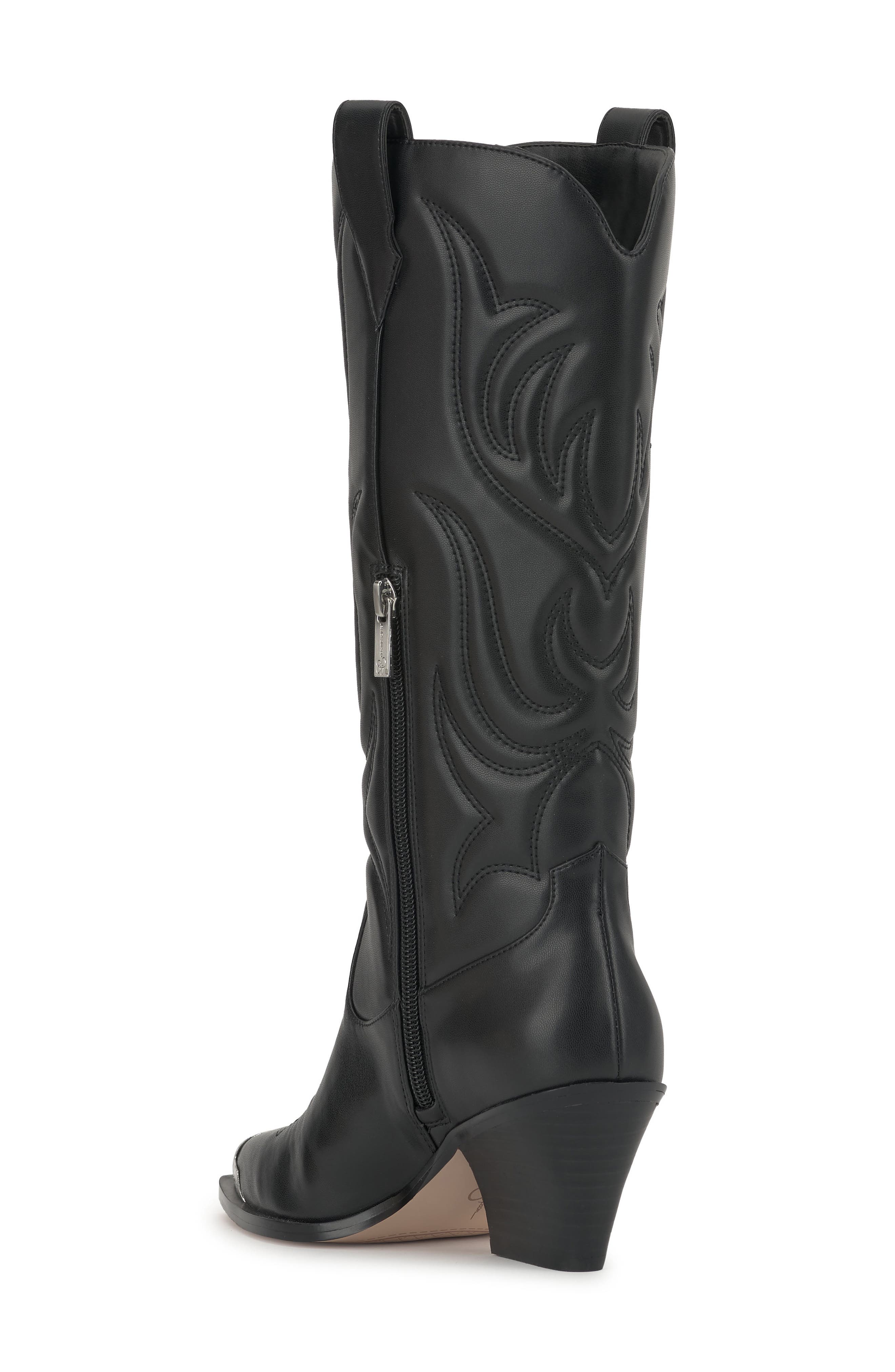 Jessica Simpson Zuliena Western Boot, Alternate, color, Black