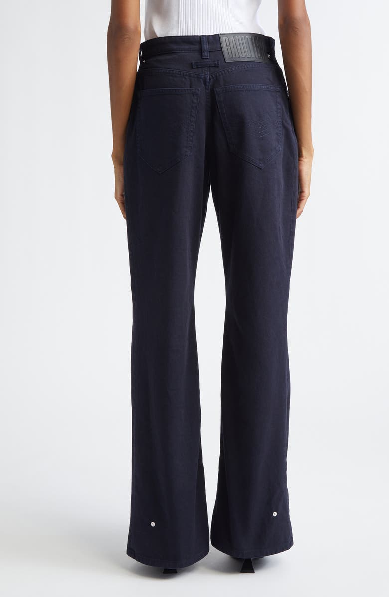 Jean Paul Gaultier Paneled Denim Jeans, Alternate, color, Navy