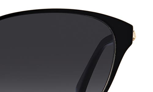 Kate Spade New York Ianna 56mm Gradient Cat Eye Sunglasses In Gold Black
