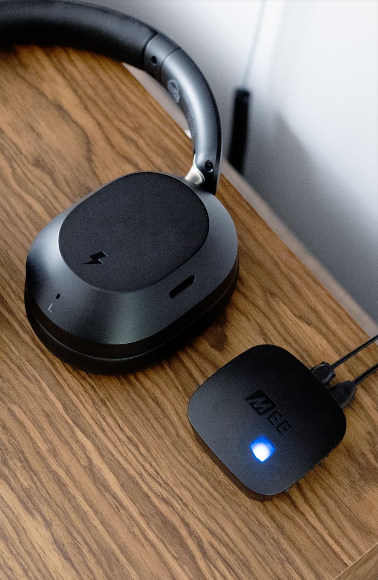 MEE audio T1CMA3D Matrix Cinema 3D TV Headphones + Connect Transmitter Bundle, Alternate, color, Black