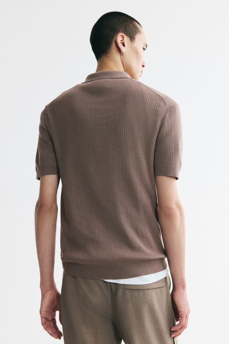 Slim-fit Polo Shirt, Alternate, color, Dark taupe