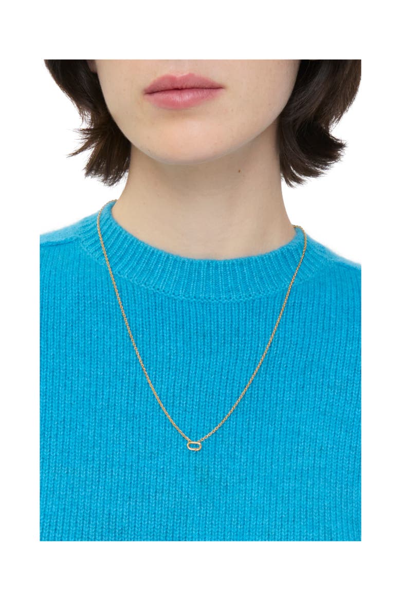 Charm Fine Chain Necklace, Alternate, color, Gold