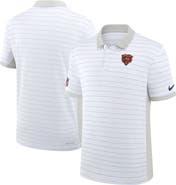Nike Men's Nike White Chicago Bears Sideline Victory Stripe Dri-FIT Polo