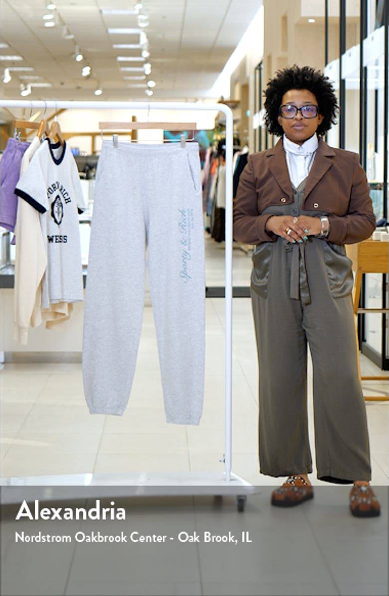 French Cotton Blend Sweatpants, sales video thumbnail