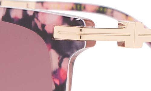 Ted Baker 55mm Gradient Square Sunglasses In Pink