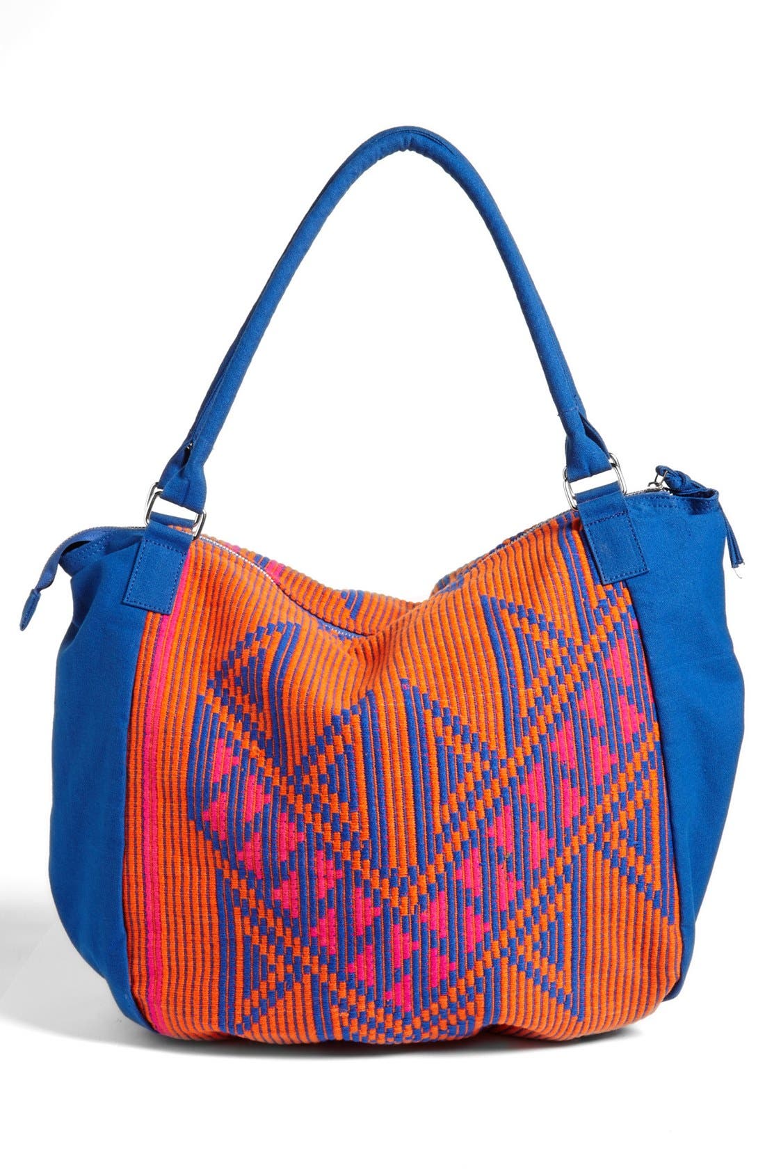 Embroidered Cotton Tote, Alternate, color, MULTI