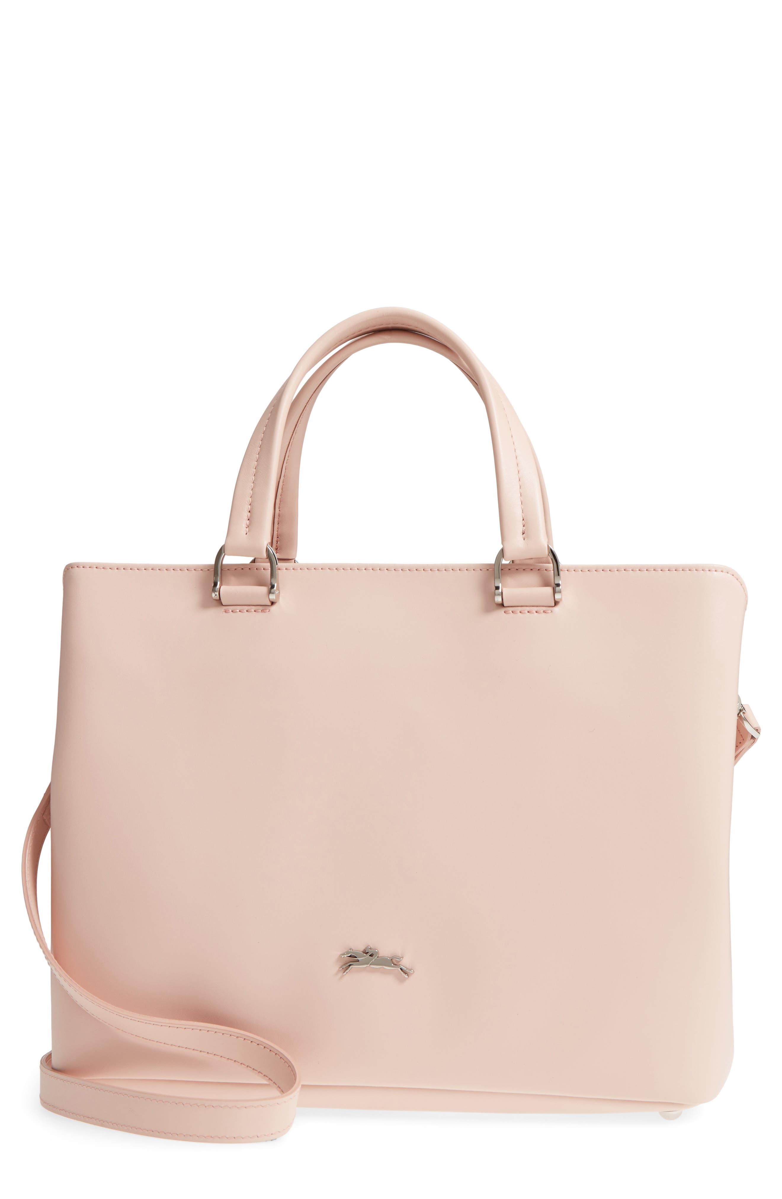 Longchamp 'Medium Honore 404' Leather Tote, Main, color, 