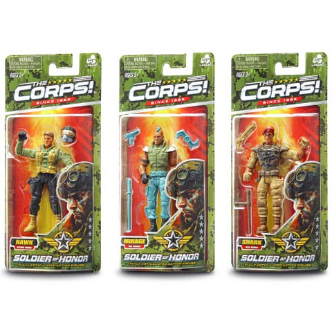 The Corps! Soldier Of Honor 3 Pack Action Figures, 3+