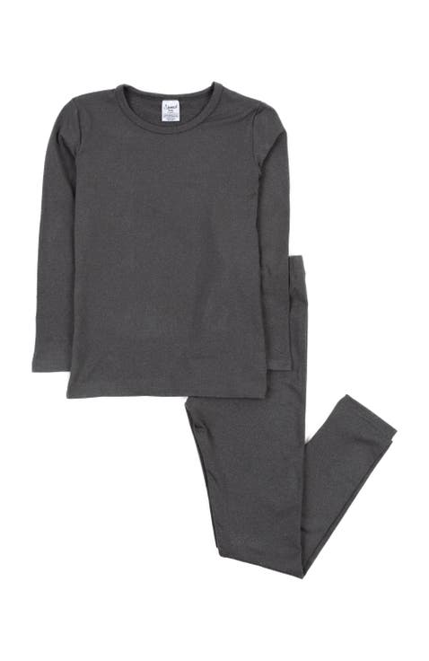 Kids Solid Thermal Pajamas (Toddler, Little Kid & Big Kid)