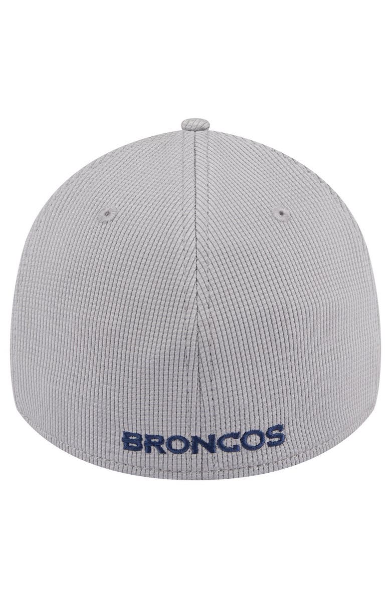 New Era Men's New Era Gray Denver Broncos Active 39THIRTY Flex Hat, Alternate, color,