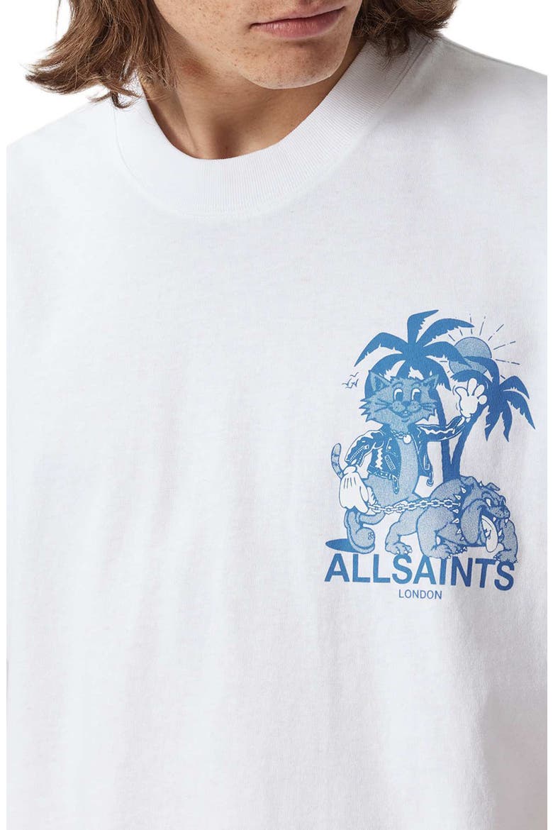 Bulldog Cotton Graphic T-Shirt, Alternate, color, OPTIC WHITE