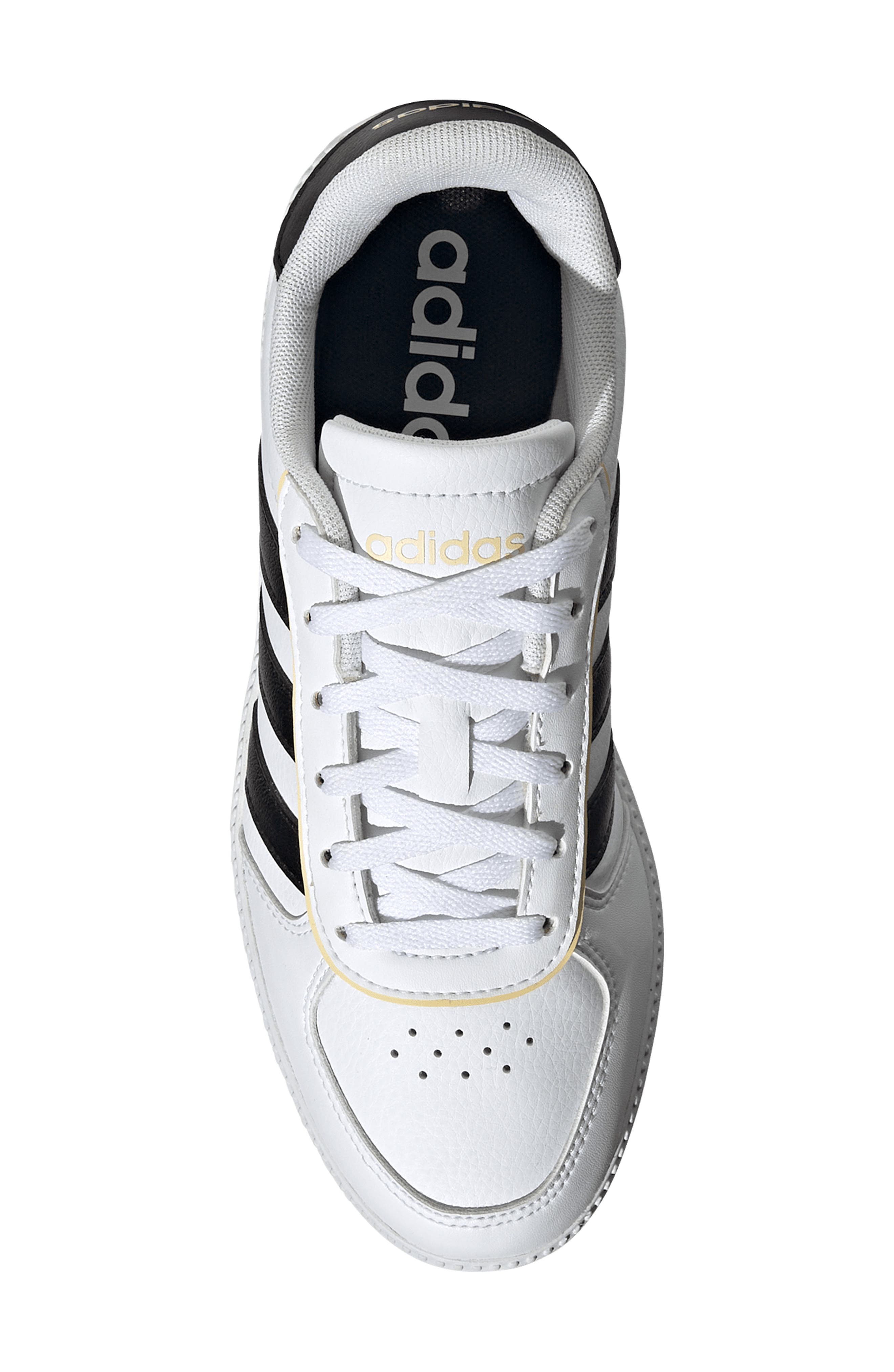 adidas Kids' Breaknet Sleek Sneaker, Alternate, color, White/ Black/ Orange Tint