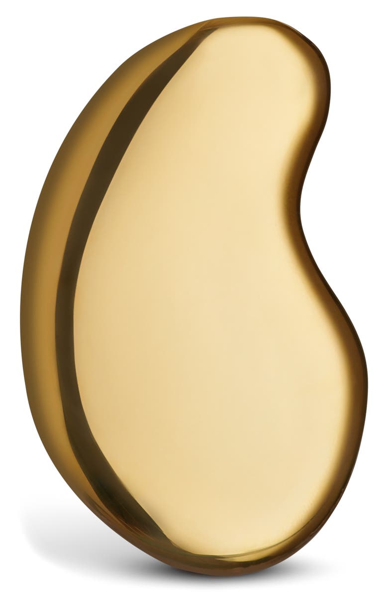 Kosta Boda Tears of Joy Golden Tears Small Crystal Sculpture, Alternate, color, Gold