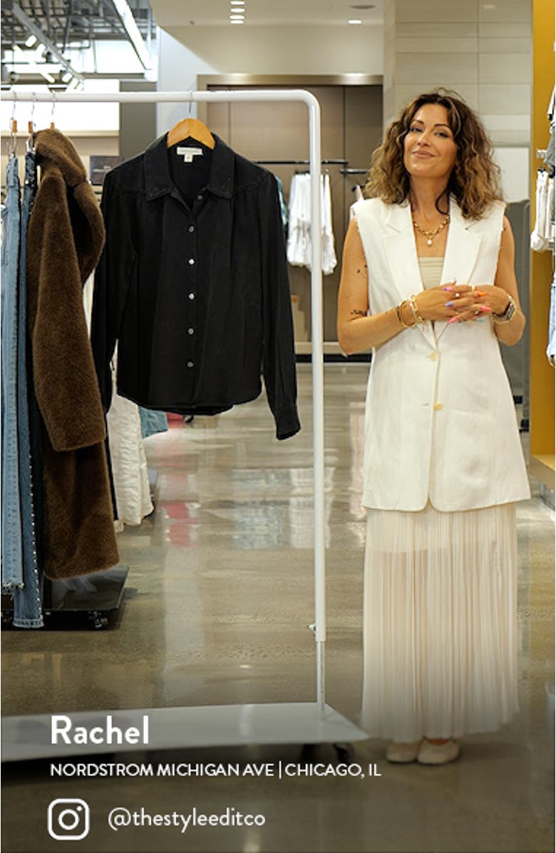 Embroidered Button-Up Shirt, sales video thumbnail