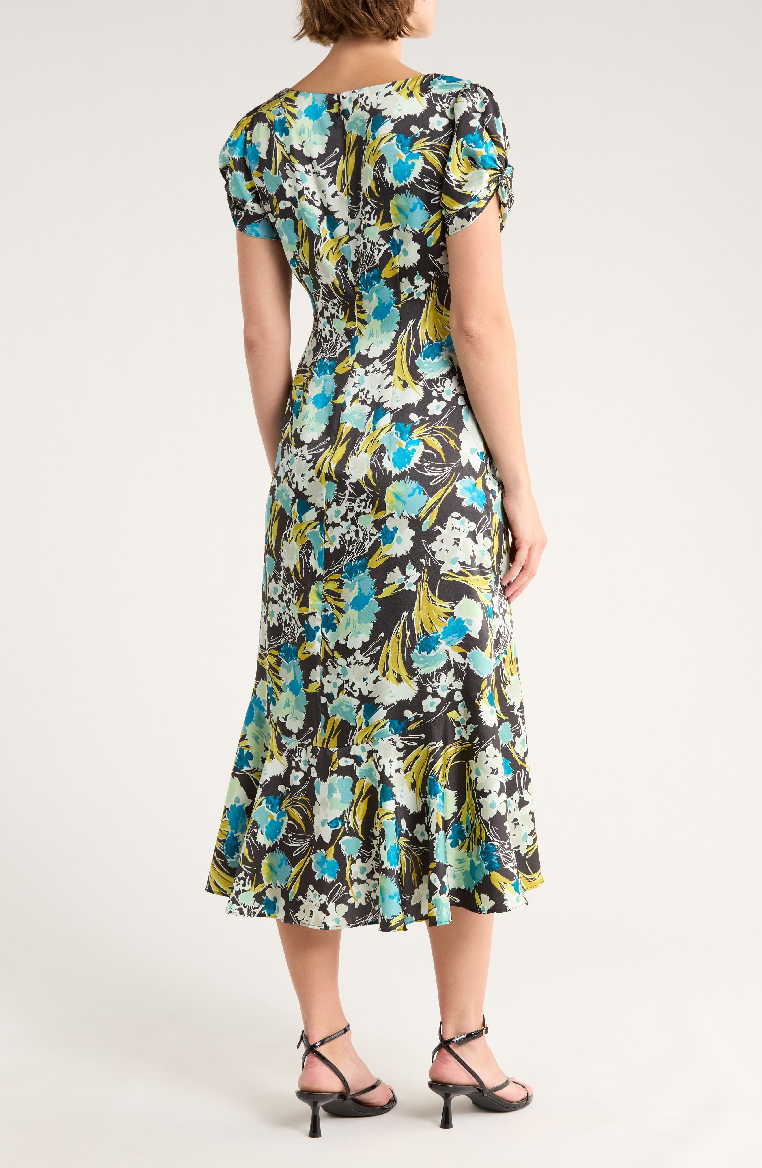 Tossed Flower Walker Dress - image 2
