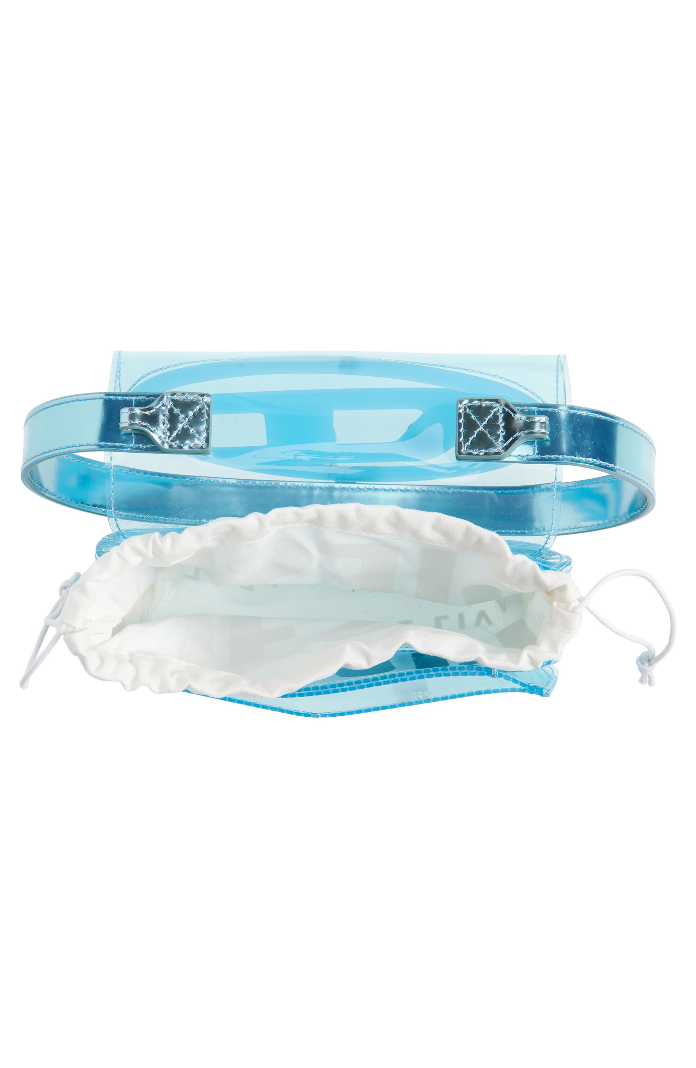 DIESEL<sup>®</sup> 1DR Logo Clear Shoulder Bag, Alternate, color, Blue