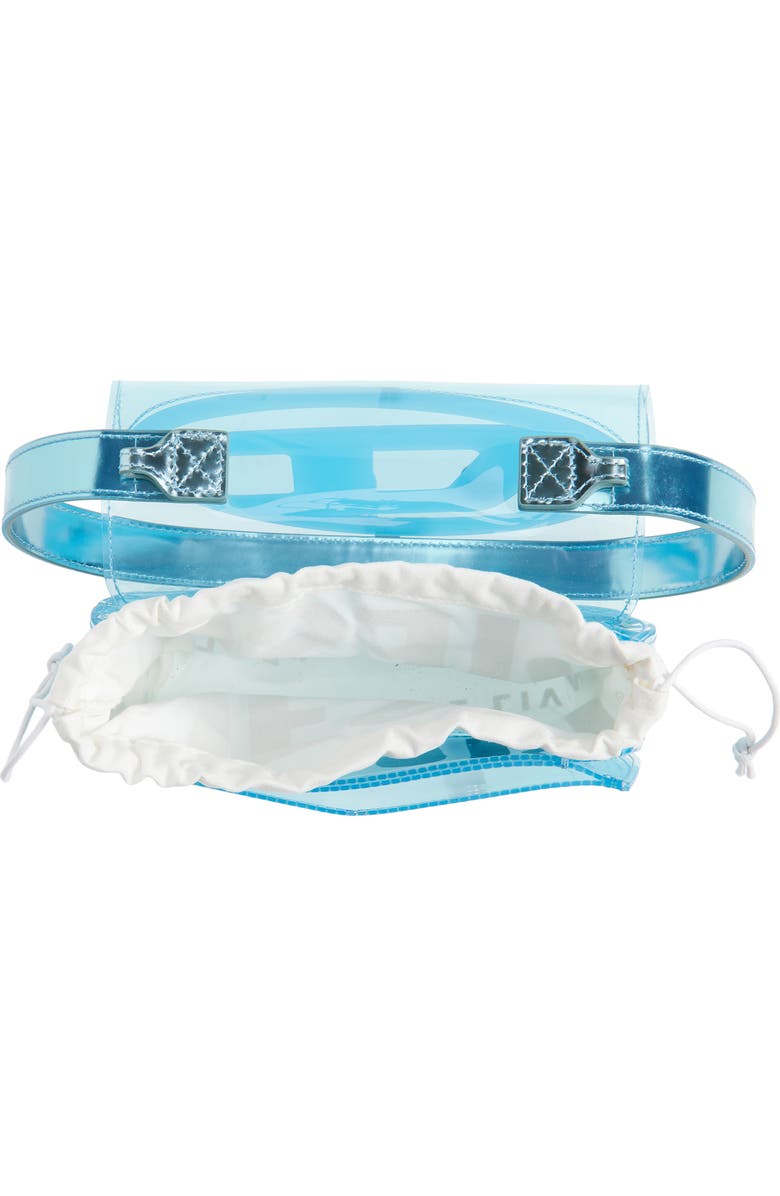 DIESEL<sup>®</sup> 1DR Logo Clear Shoulder Bag, Alternate, color, Blue