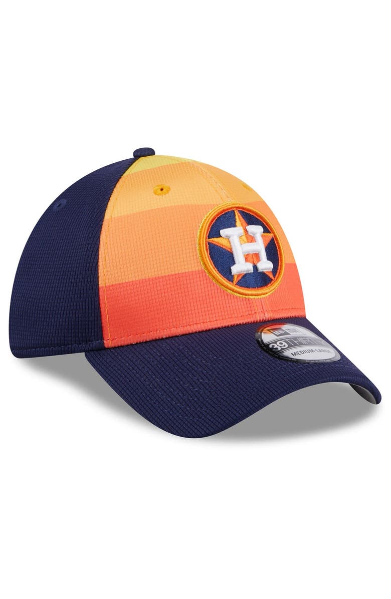 New Era Men's New Era Orange Houston Astros 2024 Batting Practice 39THIRTY Flex Hat, Alternate, color, Orange
