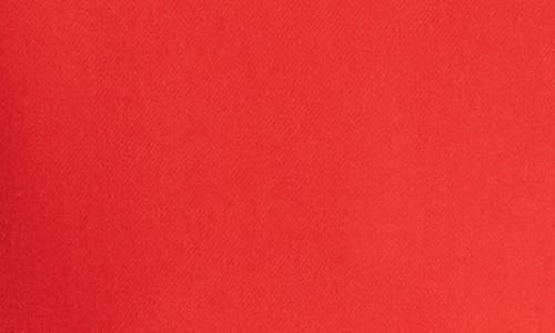 Bardot Nevelle Hourglass Halter Minidress In Flame Red