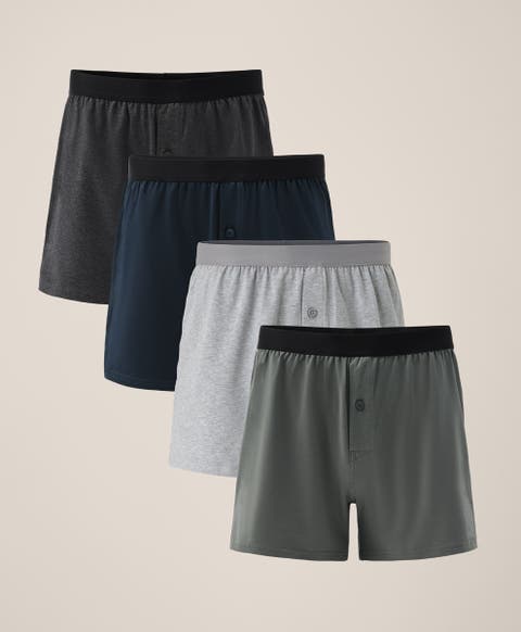 Everyday Knit Boxer 4-Pack Made With Organic Cotton