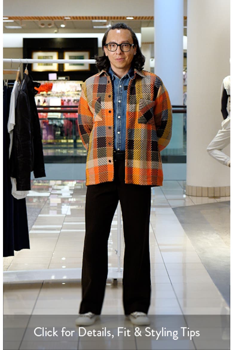 Whiting Plaid Cotton Blend Overshirt video