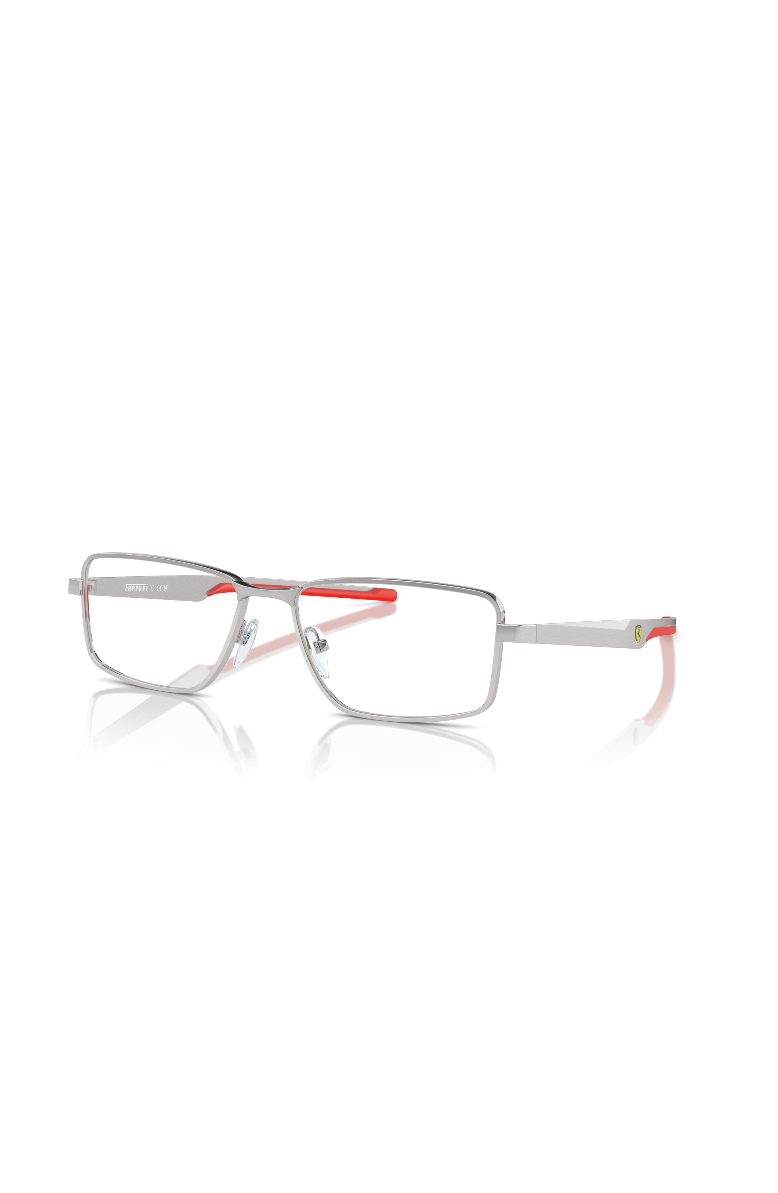 selected Silver/ Red