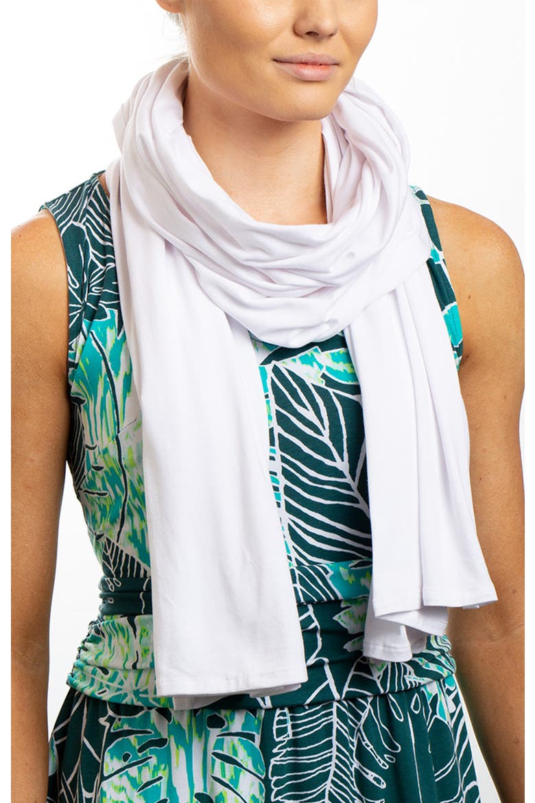 Sun Shawl, Alternate, color, White