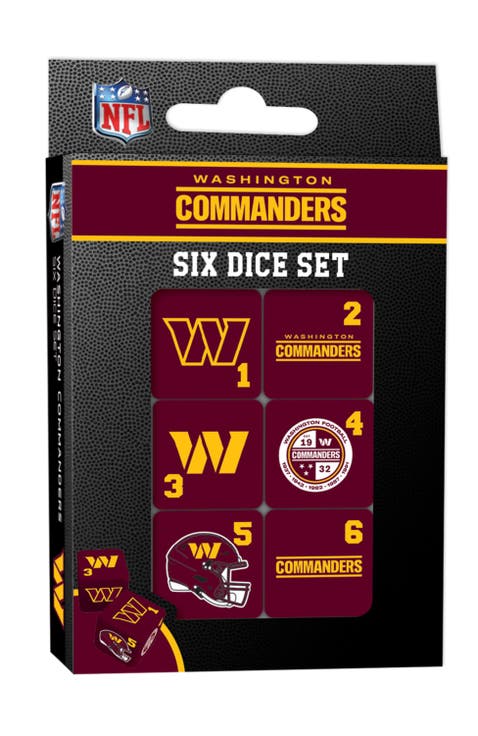 Washington Commanders Dice Set - 19mm